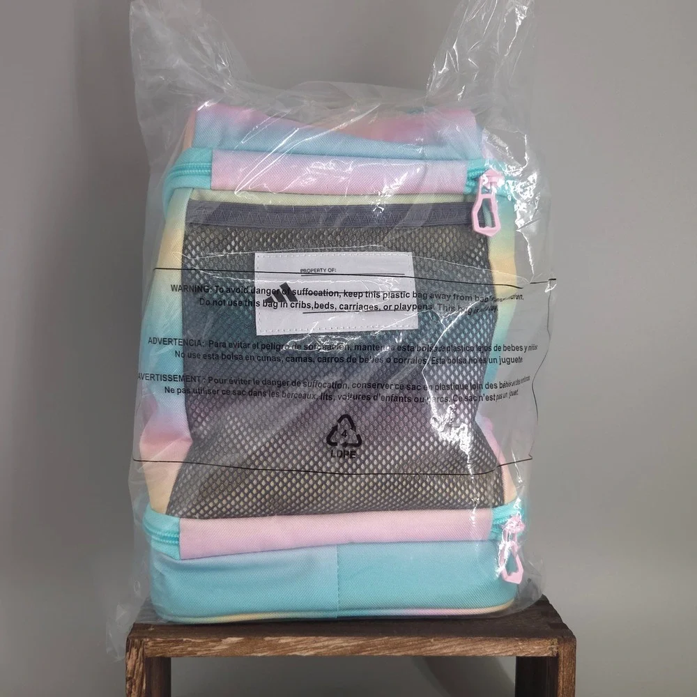Adidas Excelerator Lunch Bag Unisex OSFA Gradient Flash Aqua Ombre Sporty NWT